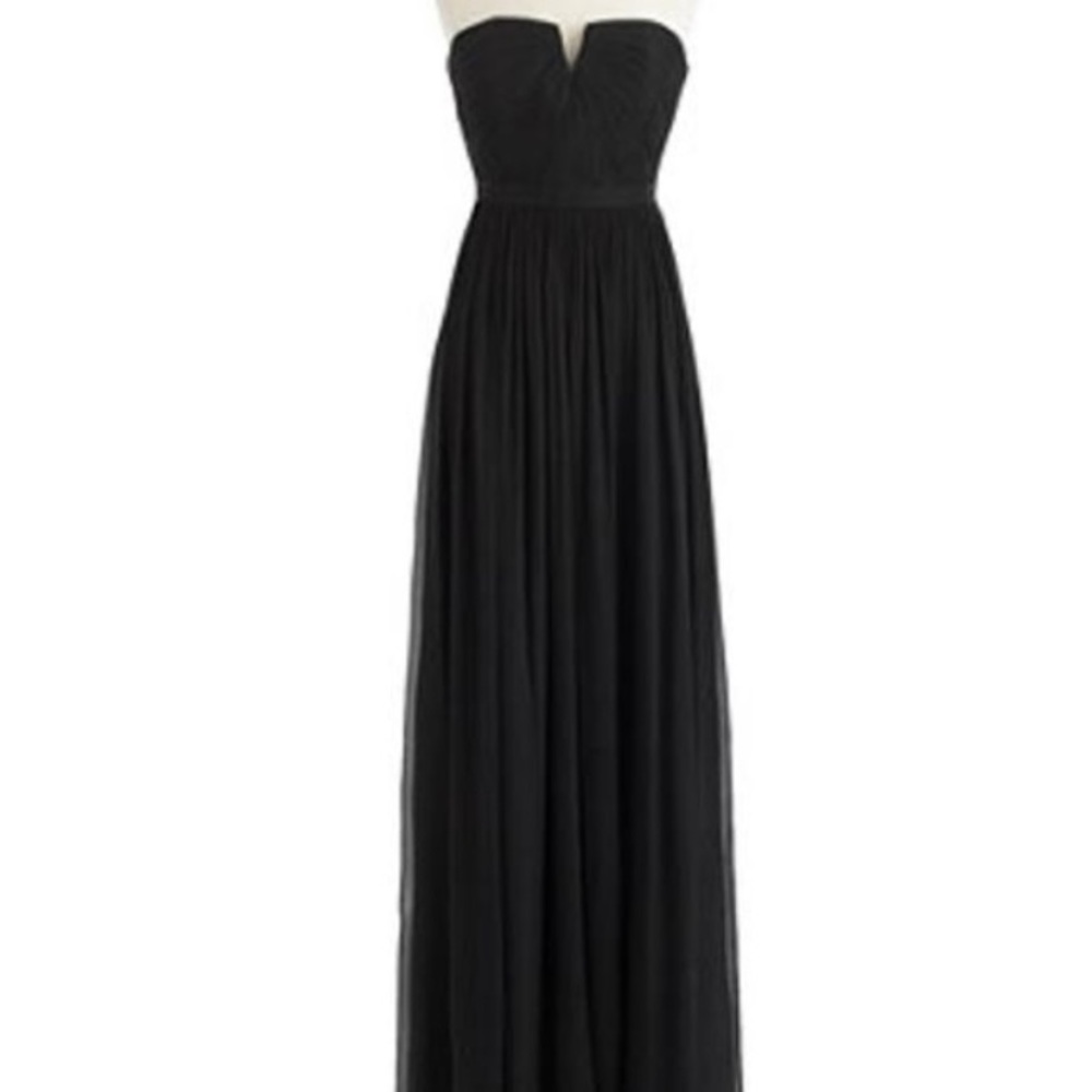Black floor length J. Crew evening gown. Worn once. Size 2.